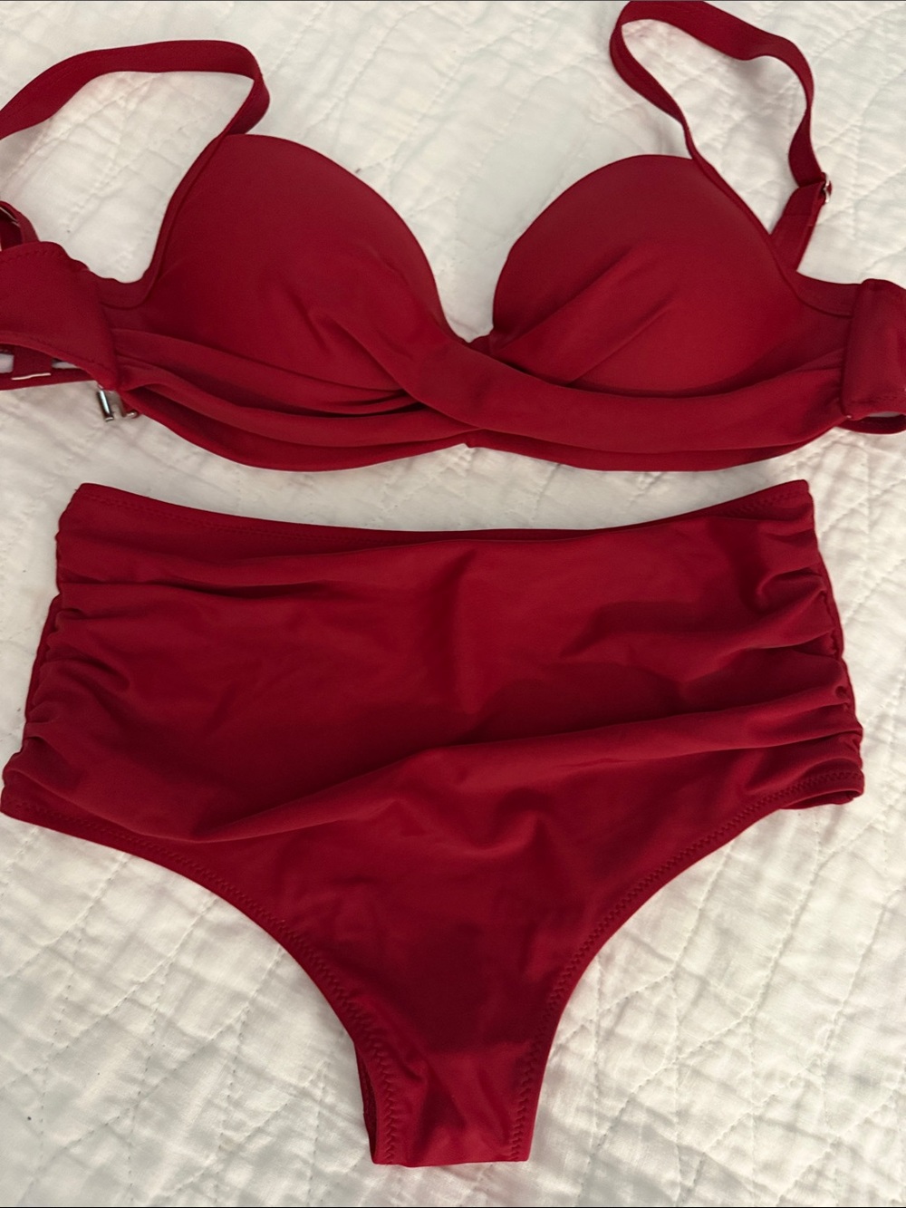 Elegant  High-Waist Bikini Set